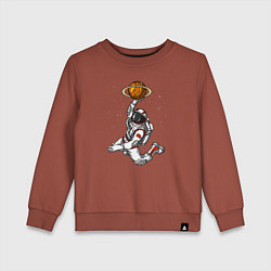 Детский свитшот Космический баскетболист