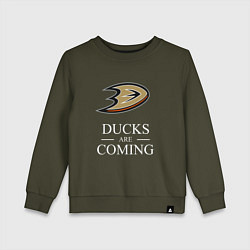 Детский свитшот Ducks Are Coming, Анахайм Дакс, Anaheim Ducks