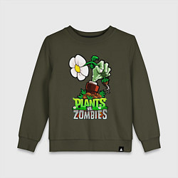 Детский свитшот Plants vs Zombies рука зомби
