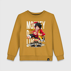 Детский свитшот One Piece Monkey Большой Куш Манки