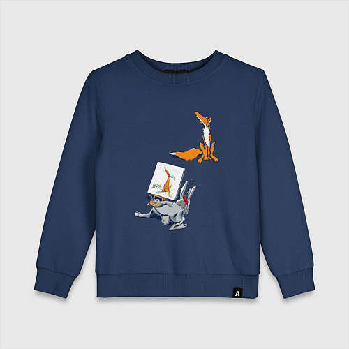 Детский свитшот Художник так видит / Тёмно-синий – фото 1