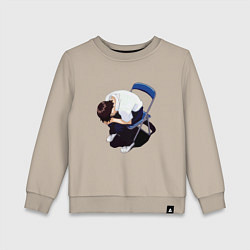 Детский свитшот Синдзи Икари на стуле