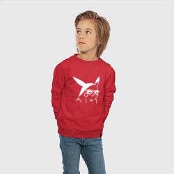 Свитшот хлопковый детский Крутой Пикачу, цвет: красный — фото 2