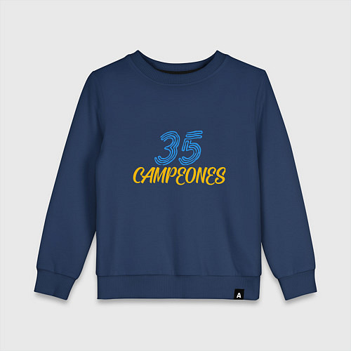 Детский свитшот 35 Champions / Тёмно-синий – фото 1