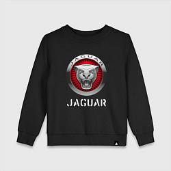 Свитшот хлопковый детский JAGUAR Jaguar, цвет: черный