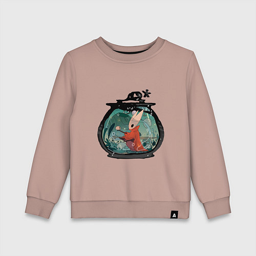Детский свитшот Хорнет и ткачи / Пыльно-розовый – фото 1