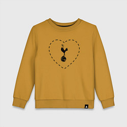 Детский свитшот Лого Tottenham в сердечке