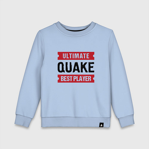Детский свитшот Quake: таблички Ultimate и Best Player / Мягкое небо – фото 1