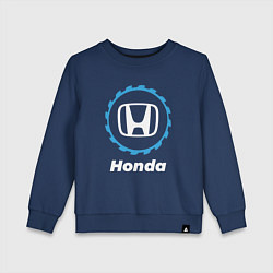 Свитшот хлопковый детский Honda в стиле Top Gear, цвет: тёмно-синий