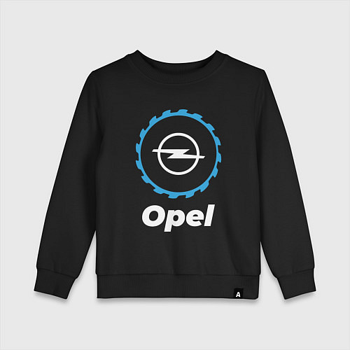 Детский свитшот Opel в стиле Top Gear / Черный – фото 1