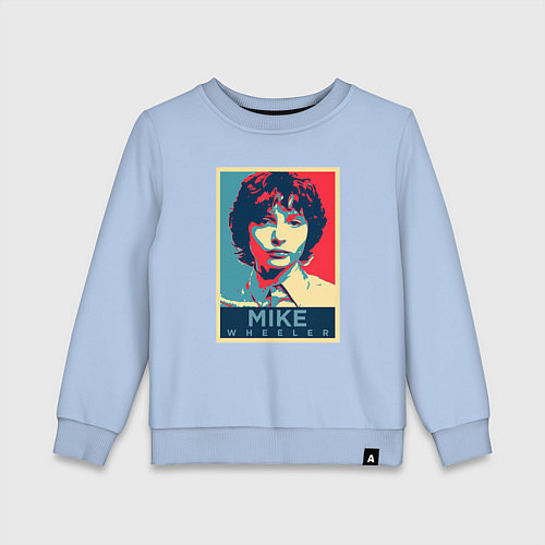 Детский свитшот Stranger Things Майк / Мягкое небо – фото 1