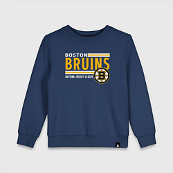 Свитшот хлопковый детский NHL Boston Bruins Team, цвет: тёмно-синий