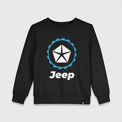 Свитшот хлопковый детский Jeep в стиле Top Gear, цвет: черный