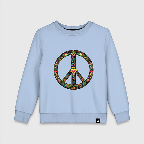 Детский свитшот Pacific symbol / Мягкое небо – фото 1
