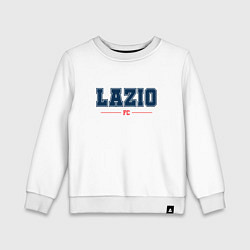 Свитшот хлопковый детский Lazio FC Classic, цвет: белый