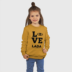 Свитшот хлопковый детский LADA Love Classic, цвет: горчичный — фото 2