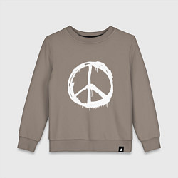 Детский свитшот Pacific symbol white