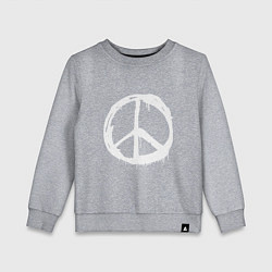 Детский свитшот Pacific symbol white