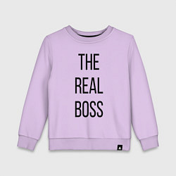 Детский свитшот The real boss!