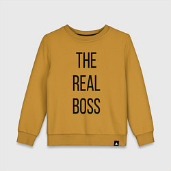 Детский свитшот The real boss!