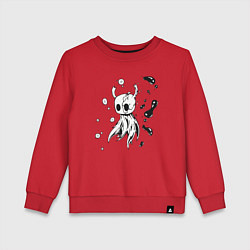 Свитшот хлопковый детский Hollow Knight game, цвет: красный