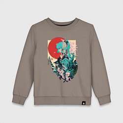 Детский свитшот Аяка самурай - Геншин Импакт