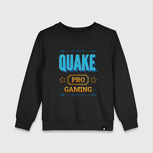 Детский свитшот Игра Quake pro gaming / Черный – фото 1