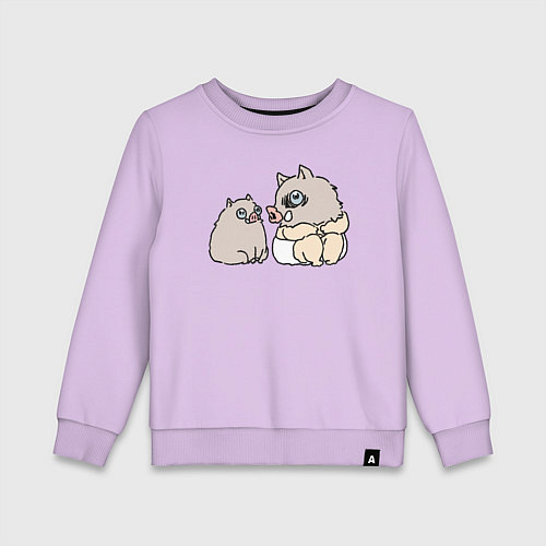 Детский свитшот Малыш иноске / Лаванда – фото 1