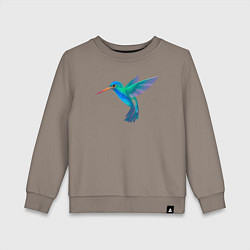 Детский свитшот Колибри синяя