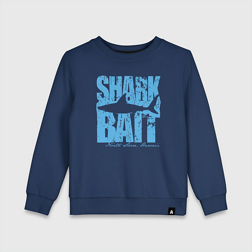 Детский свитшот Наживка для акулы / Тёмно-синий – фото 1