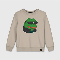 Детский свитшот Лягушонок Пепе крутой