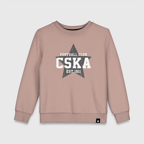 Детский свитшот ЦСКА Москва Звезда / Пыльно-розовый – фото 1