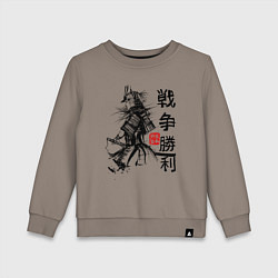 Детский свитшот Самурай с мечом в шлеме