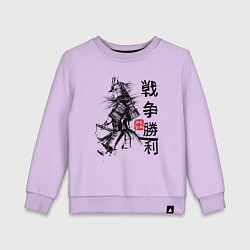 Детский свитшот Самурай с мечом в шлеме