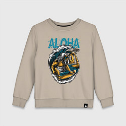 Детский свитшот Зевс серфингист