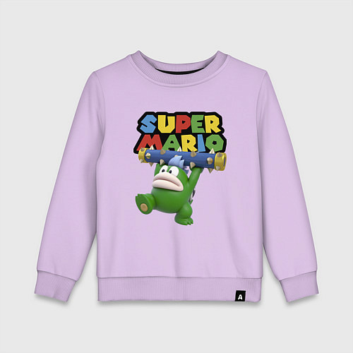 Детский свитшот Super Mario - Spike - Character / Лаванда – фото 1