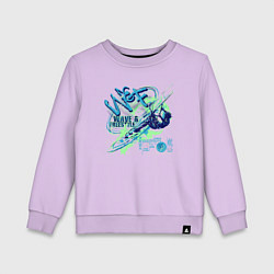 Детский свитшот Волна и фристайл