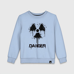 Детский свитшот Danger radiation symbol