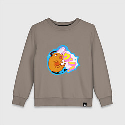 Детский свитшот Почита - человек бензопила