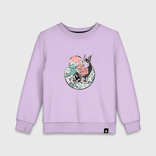 Детский свитшот Приручительница карпов / Лаванда – фото 1