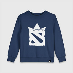 Свитшот хлопковый детский Dota king, цвет: тёмно-синий