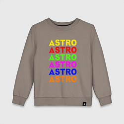 Детский свитшот Astro color logo