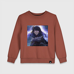 Свитшот хлопковый детский Raiden love, цвет: кирпичный