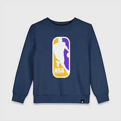 Свитшот хлопковый детский NBA Kobe Bryant, цвет: тёмно-синий