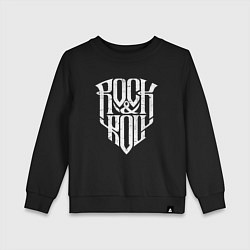 Детский свитшот Rock and Roll щит