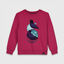 Детский свитшот Фиолетовые вороны