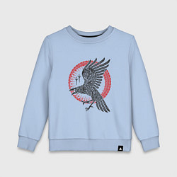 Детский свитшот Ворон мифология славян