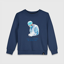 Детский свитшот Лечит не время - лечит доктор