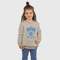 Свитшот хлопковый детский Forza Inter, цвет: миндальный — фото 2