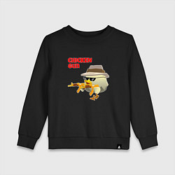 Детский свитшот Цыпленок с автоматами
